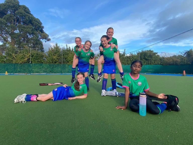 Some of our girls in the new club colours